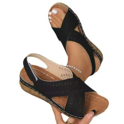 Klassische Orthopädische Sandalen mit zeitlosem Stil