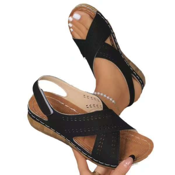 Klassische Orthopädische Sandalen mit zeitlosem Stil