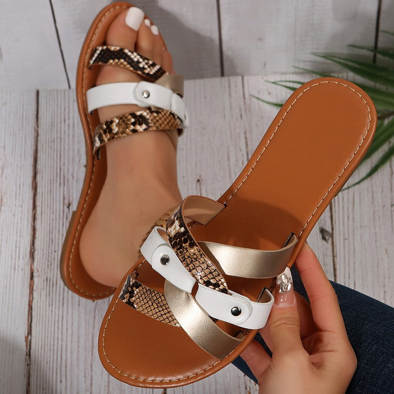 Klassische Orthopädische Sandalen mit zeitlosem Stil