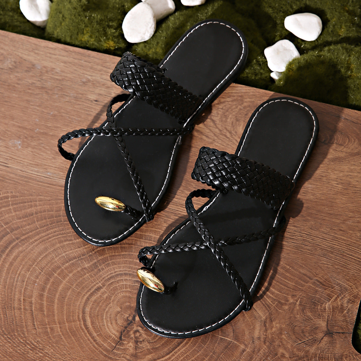 Vintage inspirierte Orthopädische Sandalen