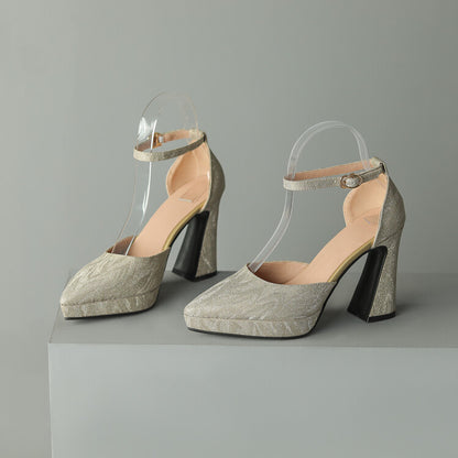 Vintage inspirierte Orthopädische Sandalen