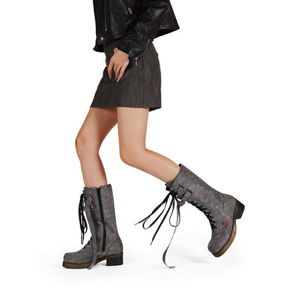 Klassische Orthopädische Stiefel mit zeitlosem Stil