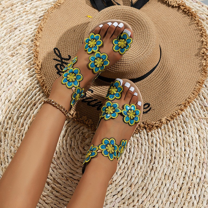 Vintage inspirierte Orthopädische Sandalen