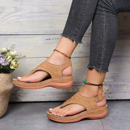 Vintage inspirierte Orthopädische Sandalen