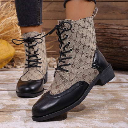 Vintage inspirierte Orthopädische Stiefel