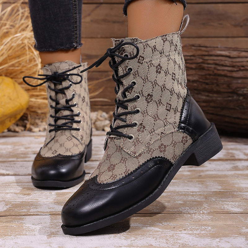 Vintage inspirierte Orthopädische Stiefel