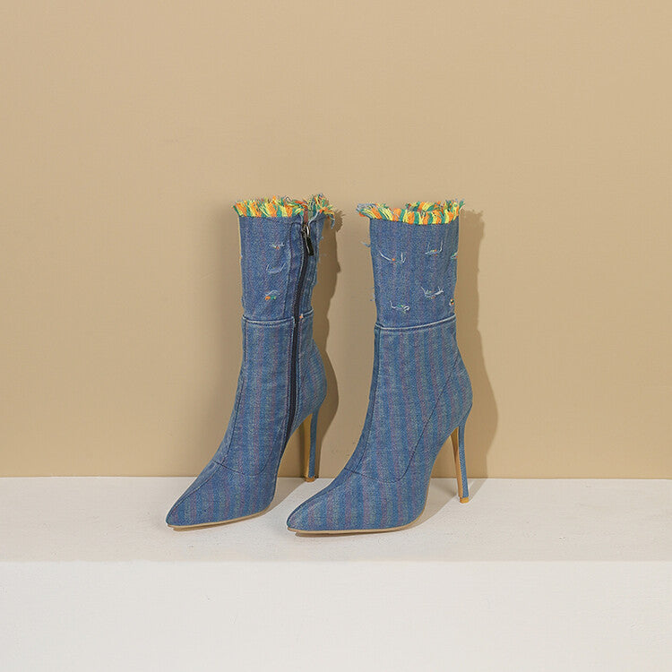 Vintage inspirierte Orthopädische Stiefel