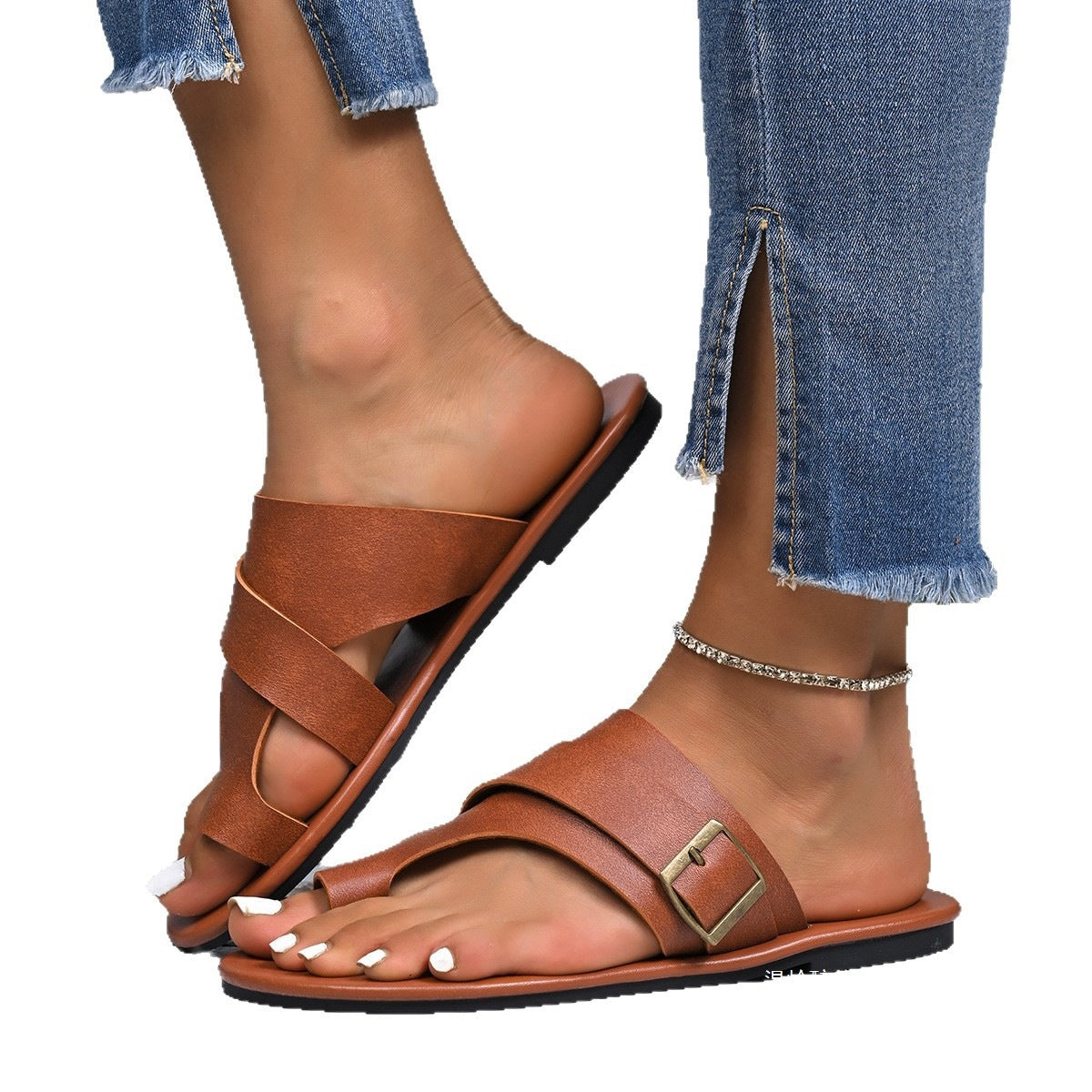Vintage inspirierte Orthopädische Sandalen