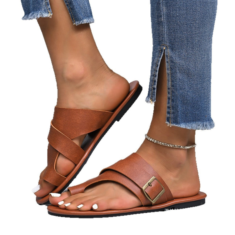 Vintage inspirierte Orthopädische Sandalen