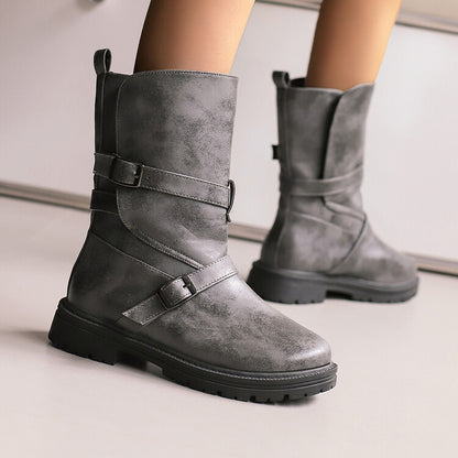 Klassische Orthopädische Stiefel mit zeitlosem Stil