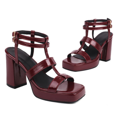 Vintage inspirierte Orthopädische Sandalen
