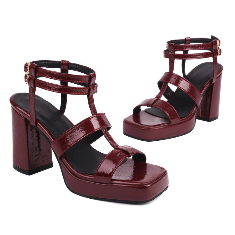 Vintage inspirierte Orthopädische Sandalen