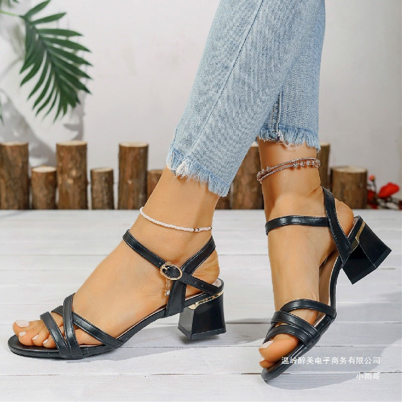 Klassische Orthopädische Sandalen mit zeitlosem Stil