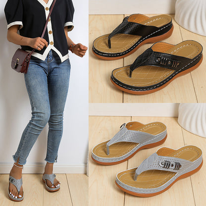 Klassische Orthopädische Sandalen mit zeitlosem Stil