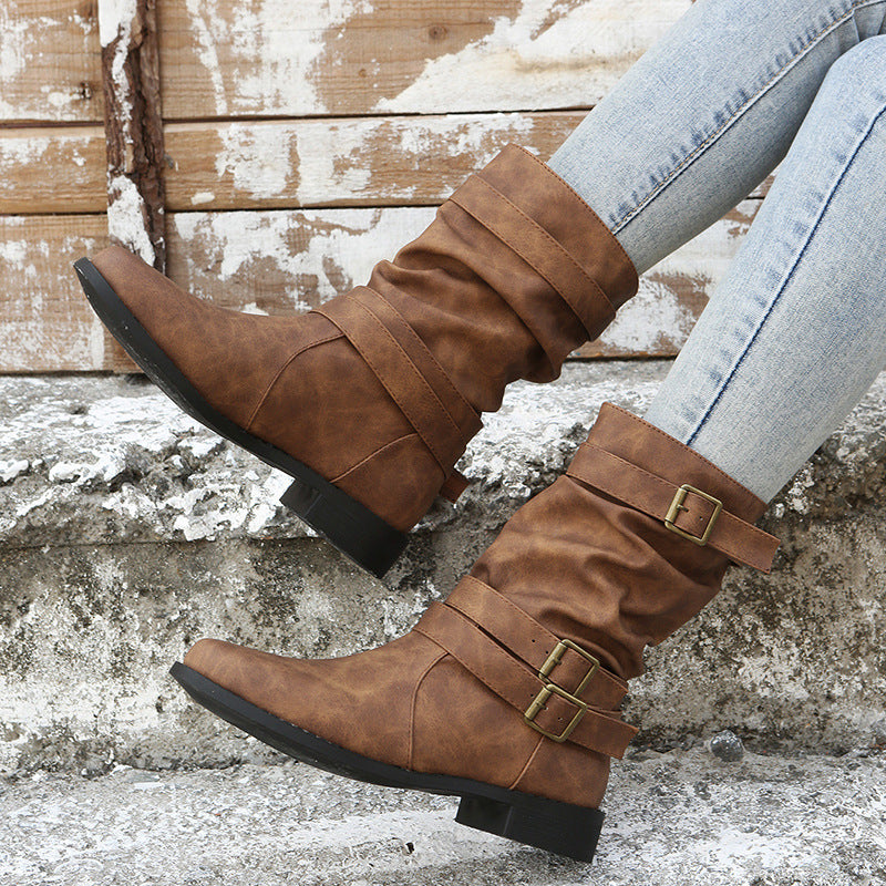 Klassische Orthopädische Stiefel mit zeitlosem Stil
