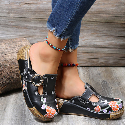Vintage inspirierte Orthopädische Sandalen
