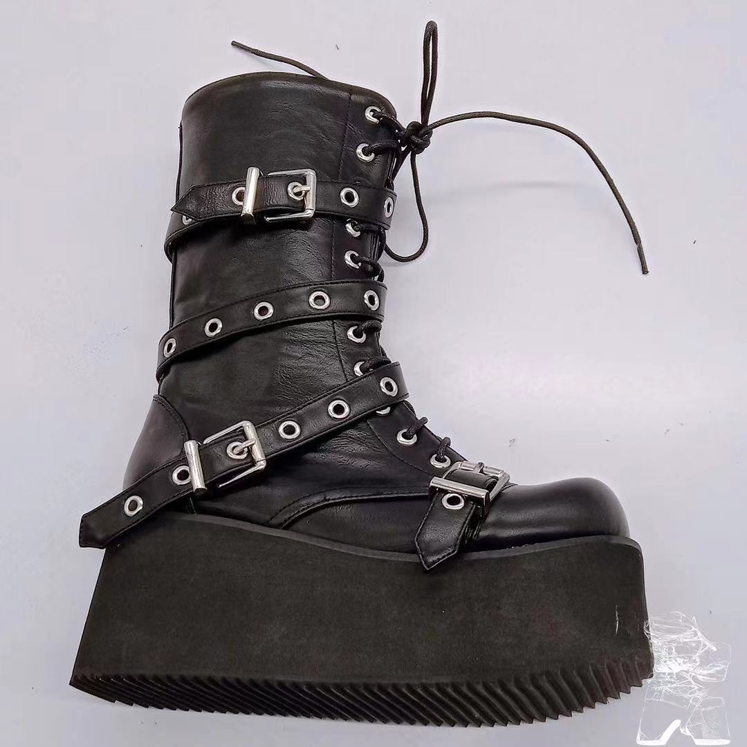 Vintage inspirierte Orthopädische Stiefel