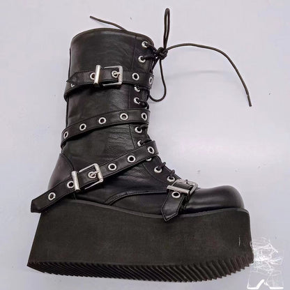 Vintage inspirierte Orthopädische Stiefel