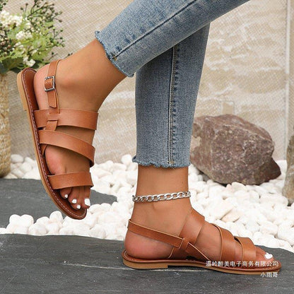 Vintage inspirierte Orthopädische Sandalen