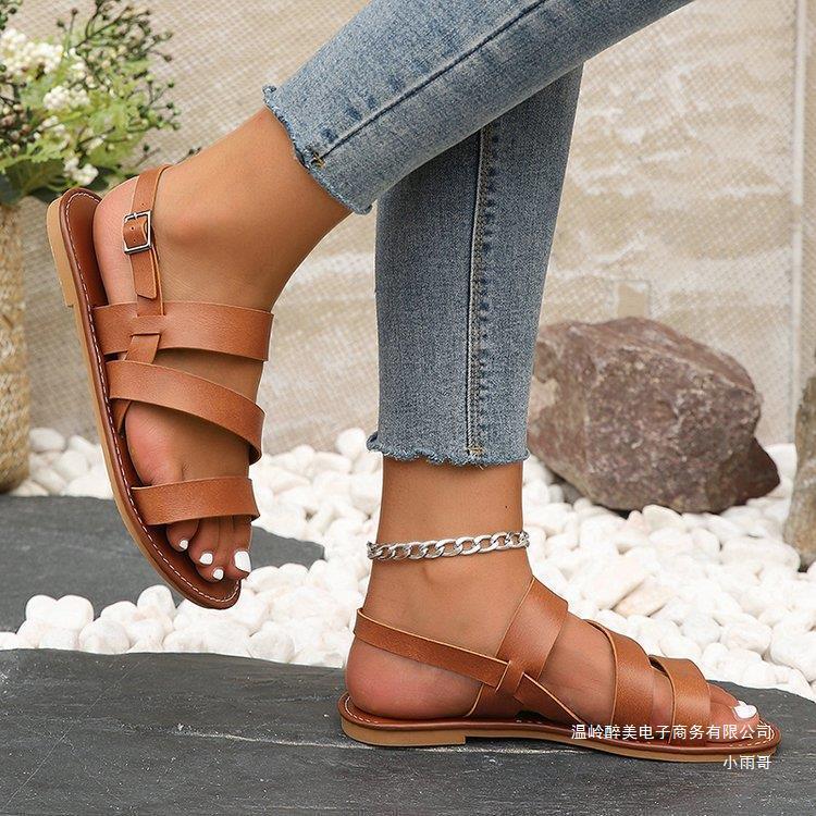 Vintage inspirierte Orthopädische Sandalen