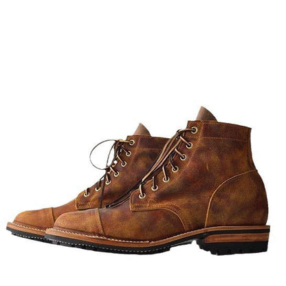 Vintage-inspirierte orthopädische Stiefel