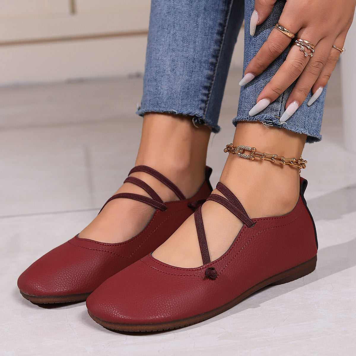 Vintage inspirierte Orthopädische Schuhe