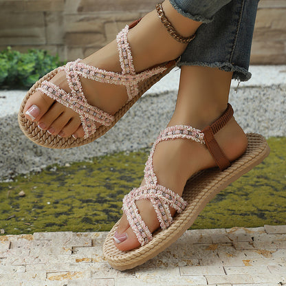 Vintage inspirierte Orthopädische Sandalen