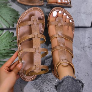 Vintage inspirierte Orthopädische Sandalen