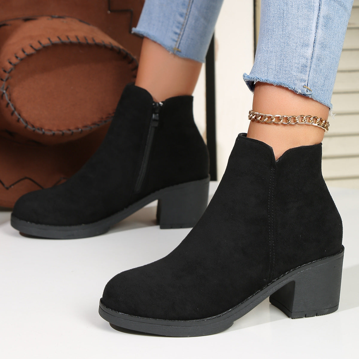 Vintage inspirierte Orthopädische Stiefel