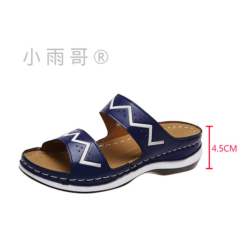 Vintage inspirierte Orthopädische Sandalen
