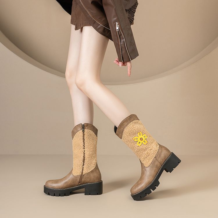 Vintage inspirierte Orthopädische Stiefel