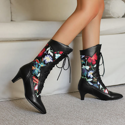 Vintage inspirierte Orthopädische Stiefel