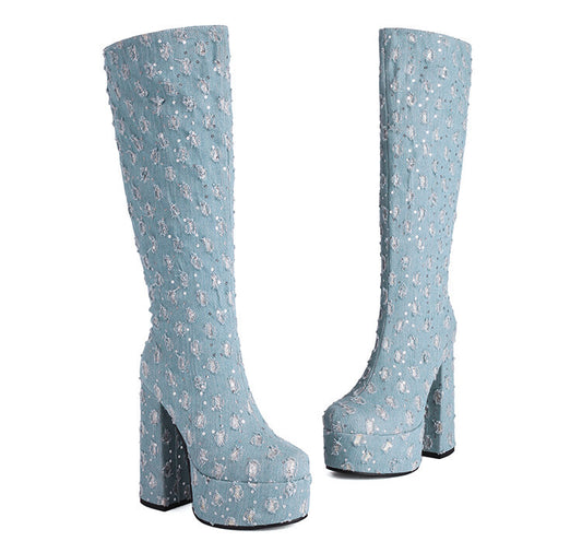 Vintage inspirierte Orthopädische Stiefel