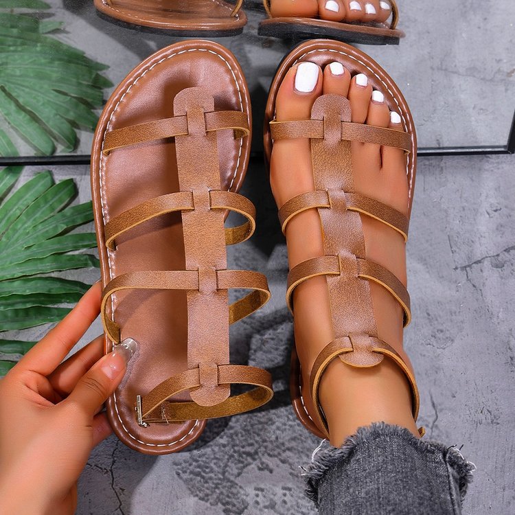 Vintage inspirierte Orthopädische Sandalen