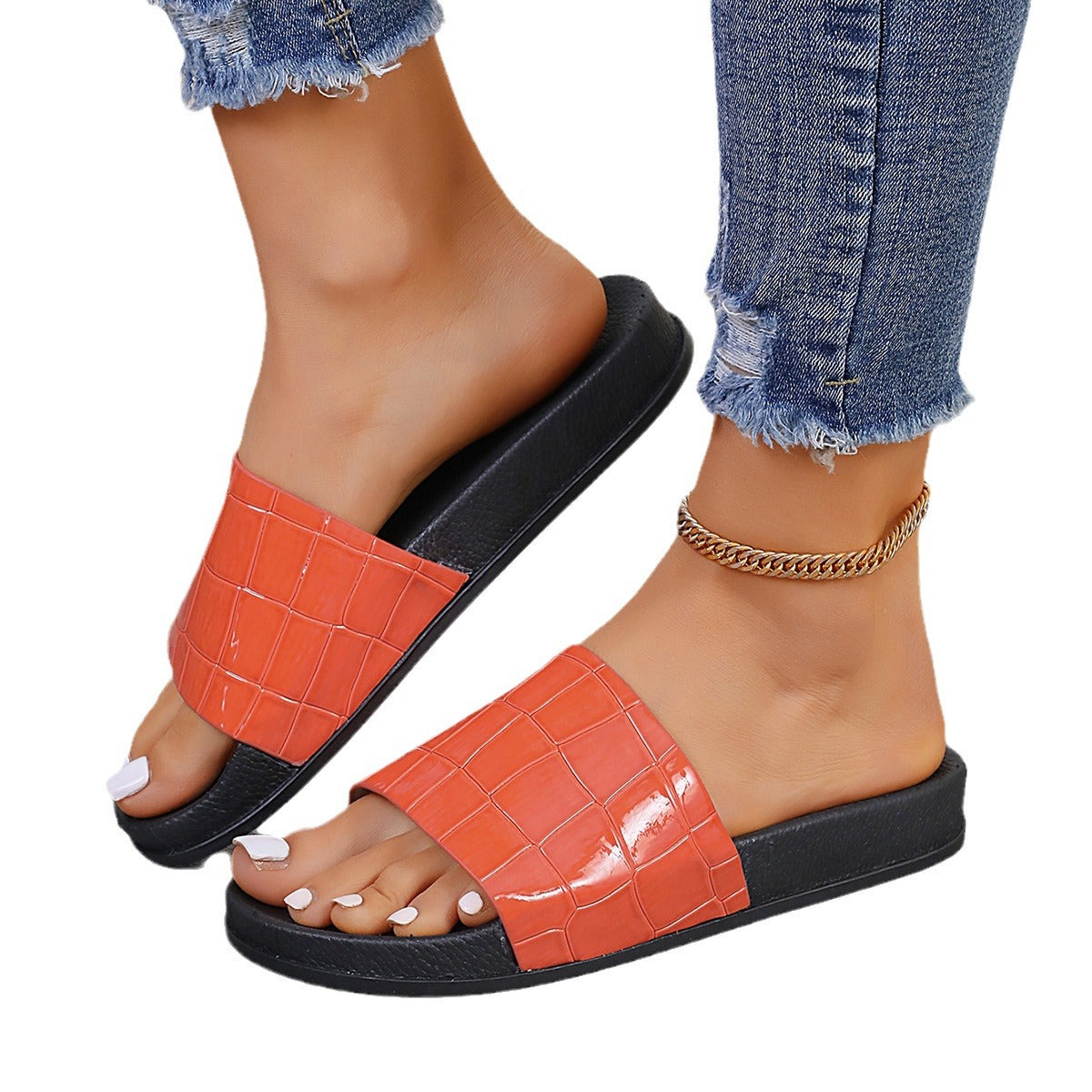 Klassische Orthopädische Sandalen mit zeitlosem Stil