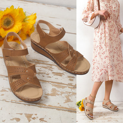 Vintage inspirierte Orthopädische Sandalen