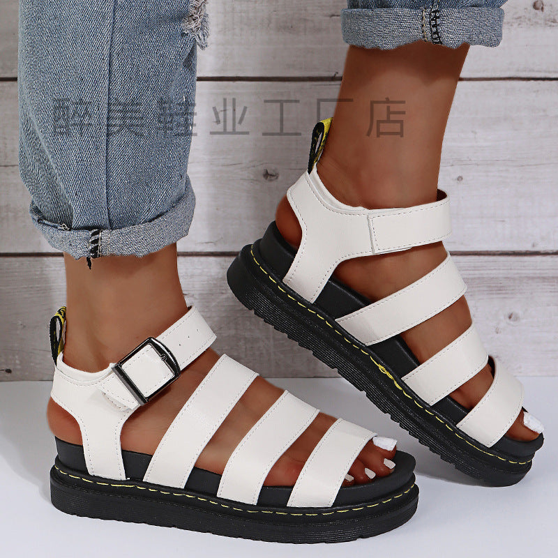 Vintage inspirierte Orthopädische Sandalen