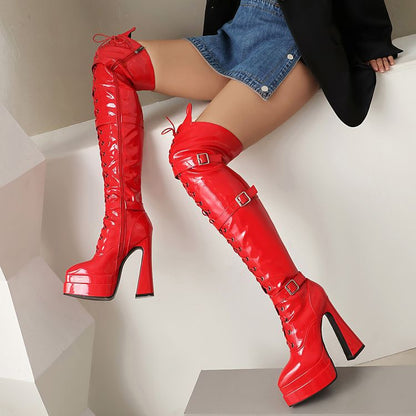Vintage inspirierte Orthopädische Stiefel
