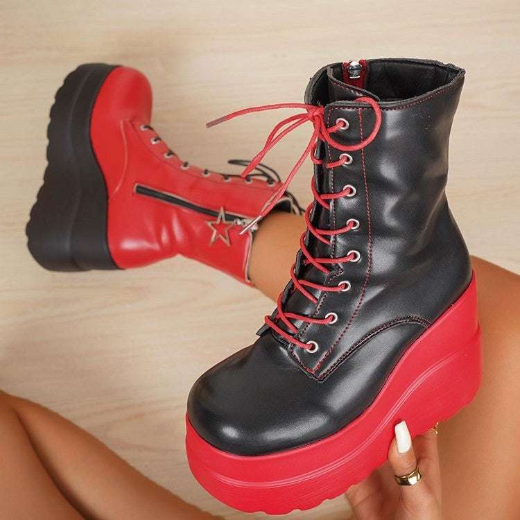 Klassische Orthopädische Stiefel mit zeitlosem Stil