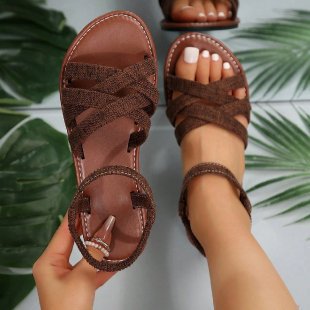 Klassische Orthopädische Sandalen mit zeitlosem Stil