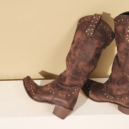 Vintage inspirierte Orthopädische Stiefel