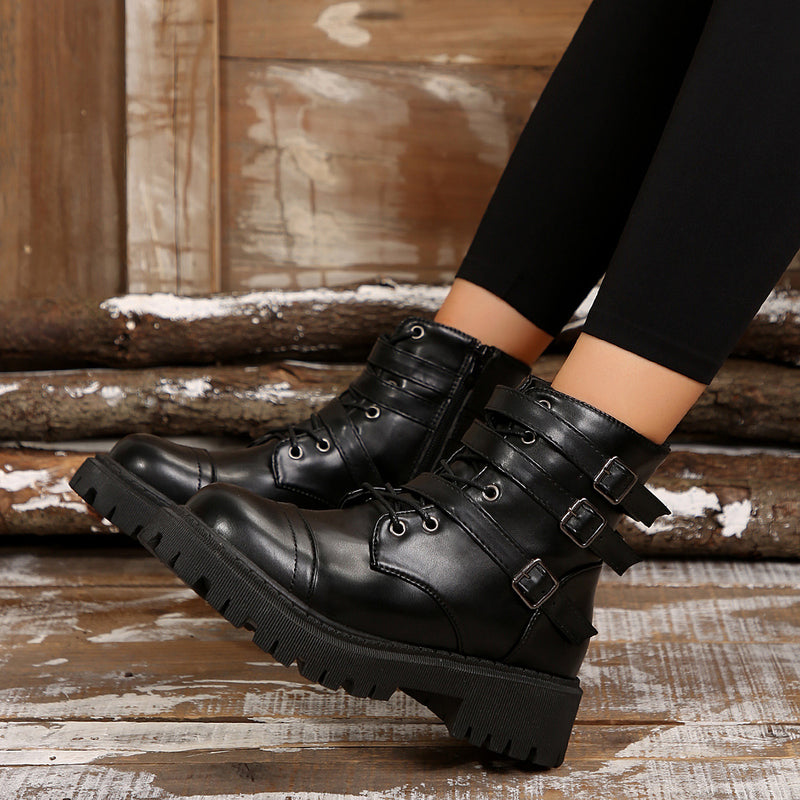 Vintage inspirierte Orthopädische Stiefel