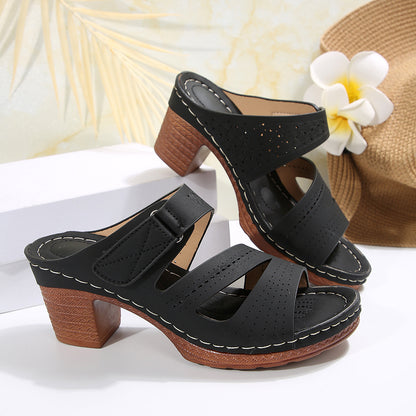 Vintage inspirierte Orthopädische Sandalen