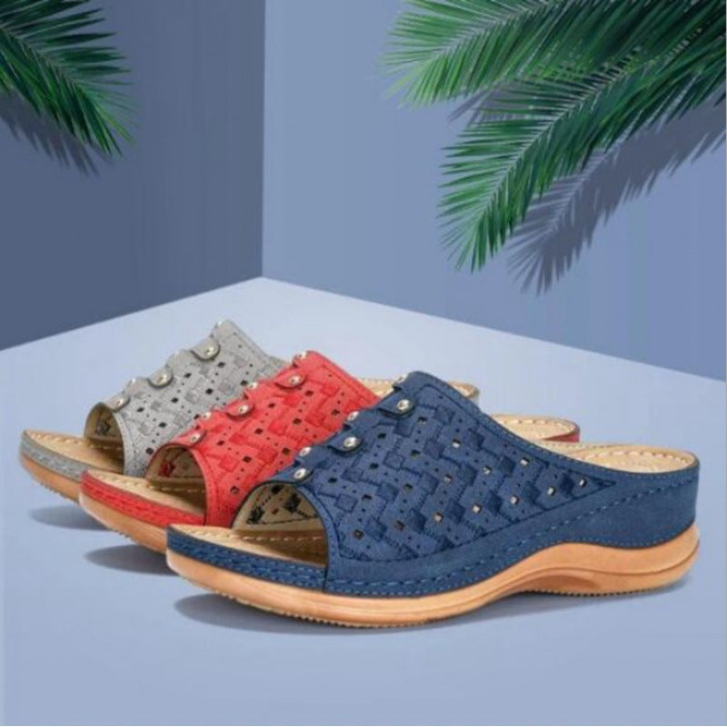 Klassische Orthopädische Sandalen mit zeitlosem Stil