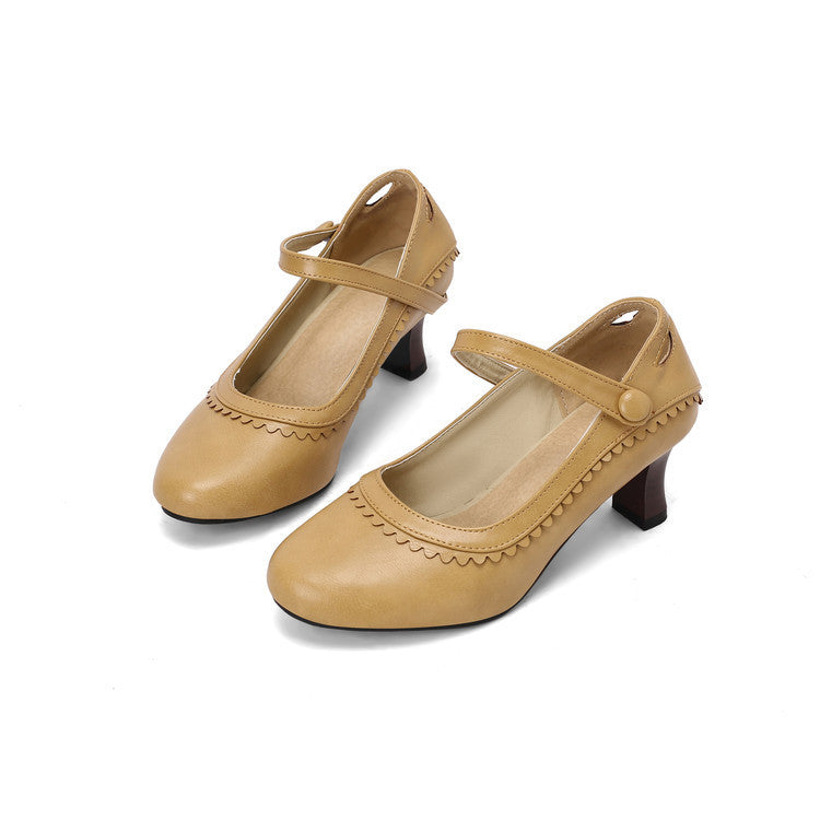Vintage inspirierte Orthopädische Absatzschuhe