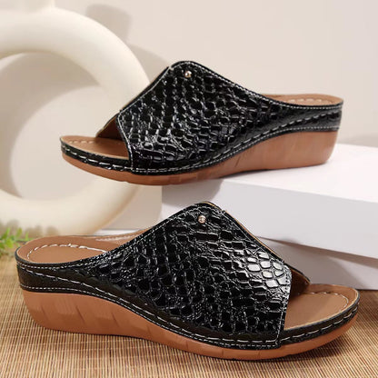 Vintage inspirierte Orthopädische Sandalen