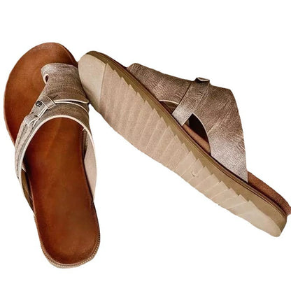 Vintage inspirierte Orthopädische Sandalen