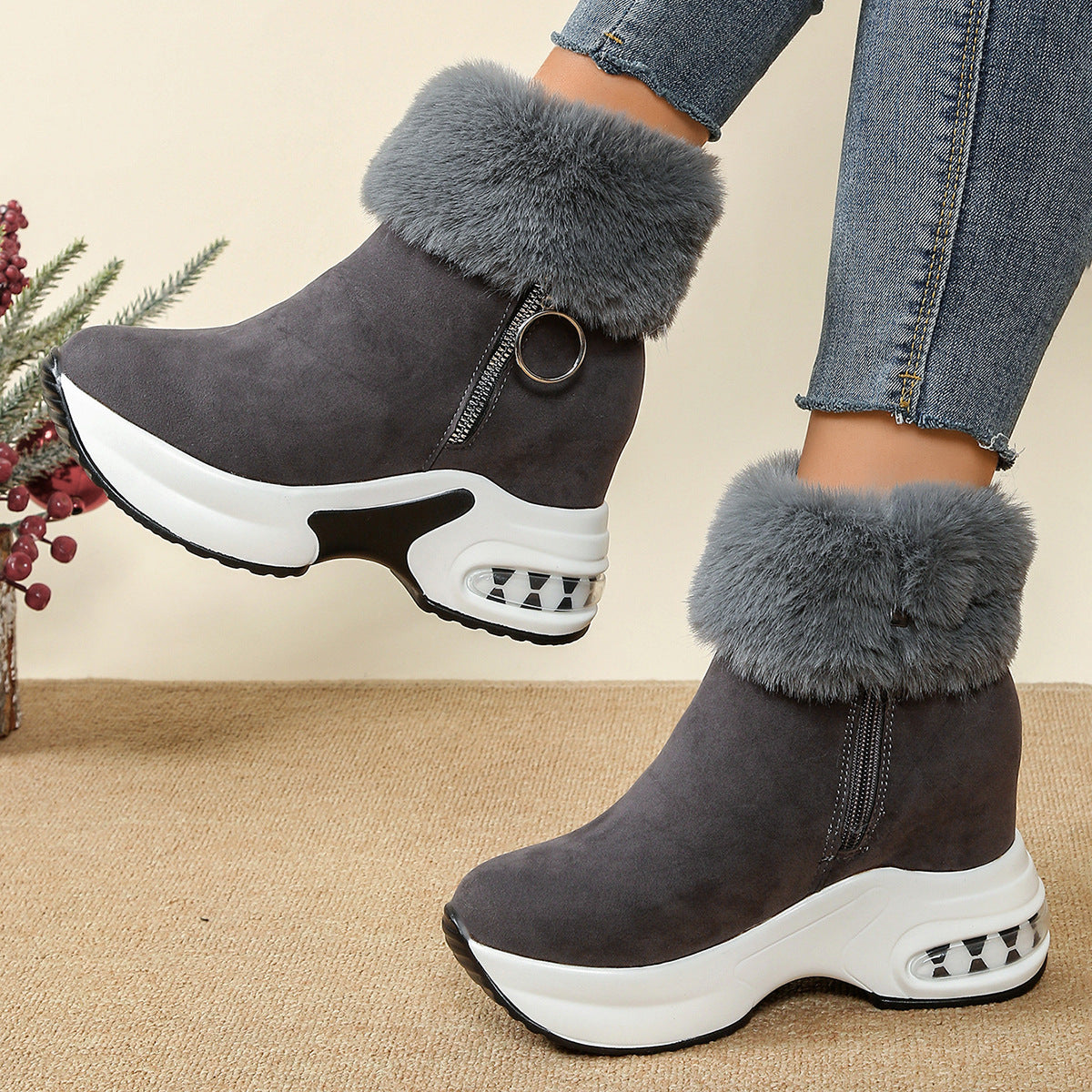 Klassische Orthopädische Stiefel mit zeitlosem Stil