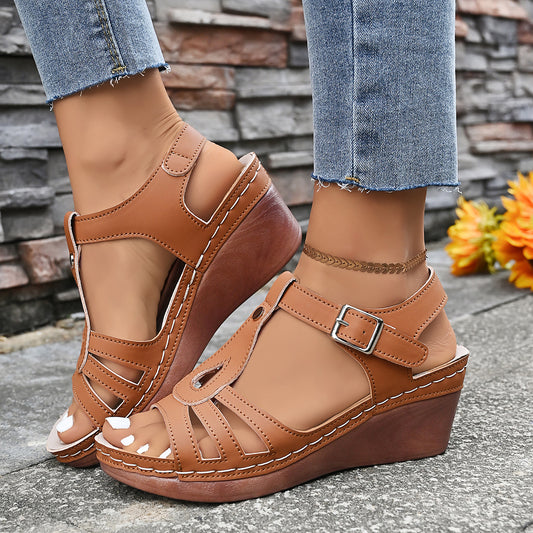 Vintage inspirierte Orthopädische Sandalen