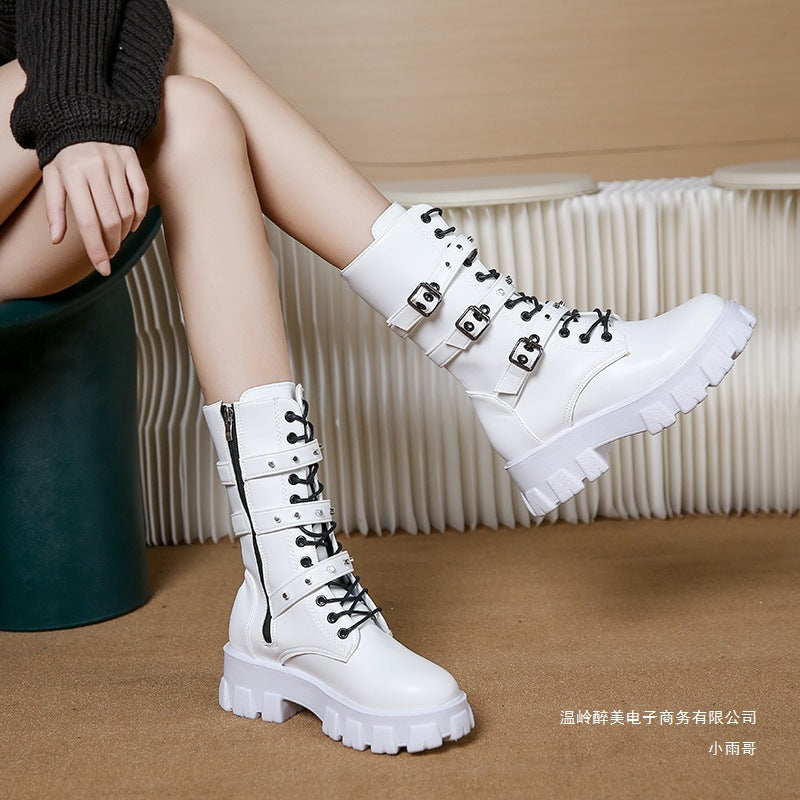 Anmutige Orthopädische Stiefel für modernen Look